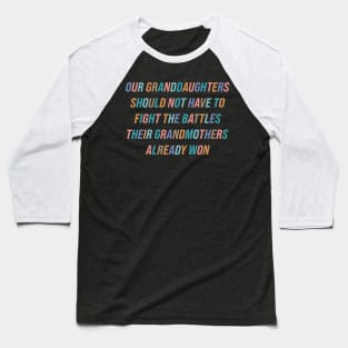 Girls Fight Baseball T-Shirt